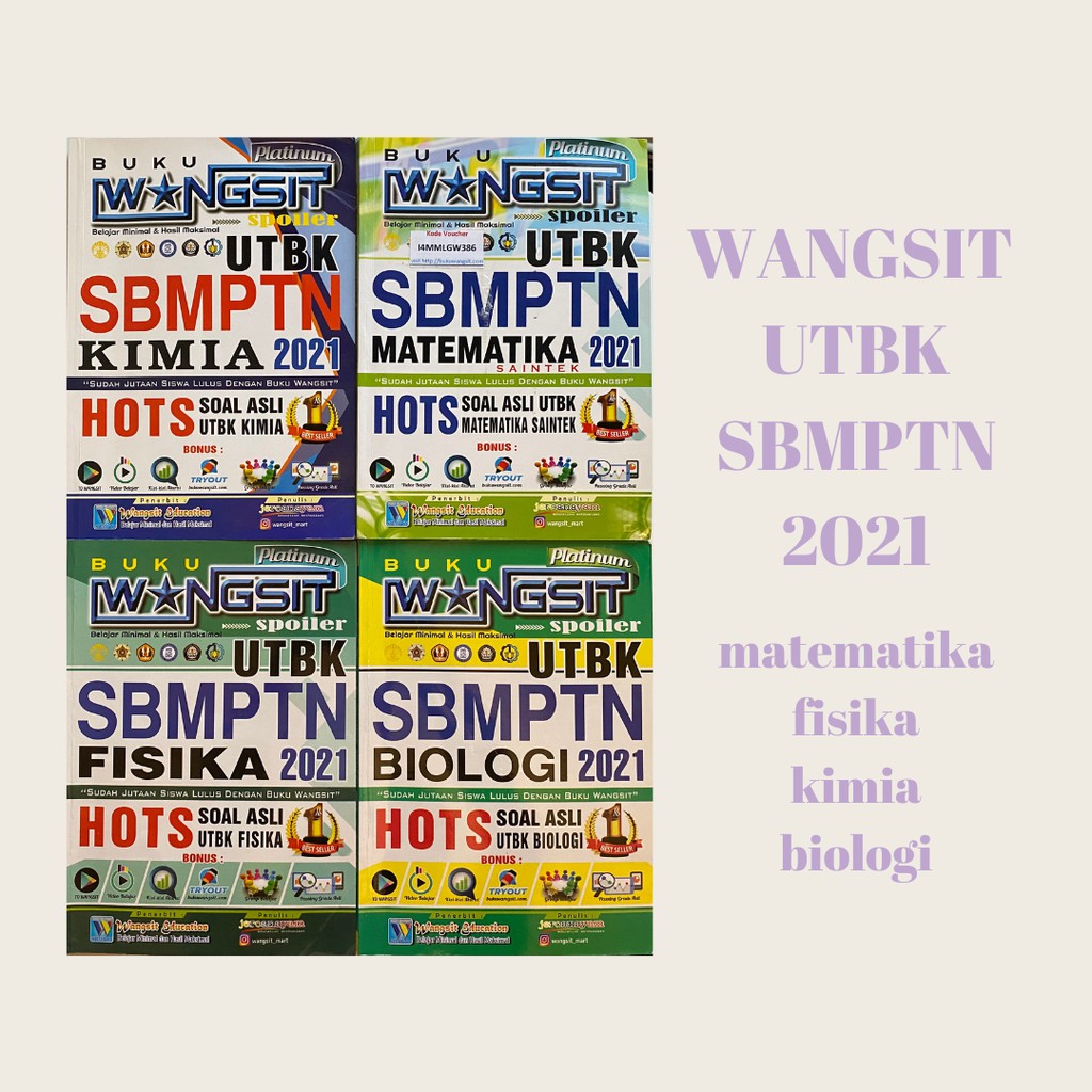 preloved buku wangsit sbmptn utbk 2021 by jeroan ayam