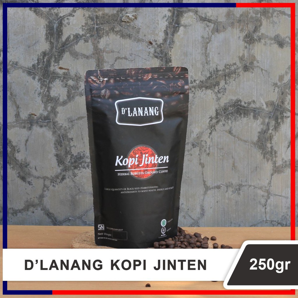 

KOPI JINTEN D'LANANG 250 Gram - KOPI HABBATUSSAUDA ( HERBAL ROBUSTA GROUND COFFEE )