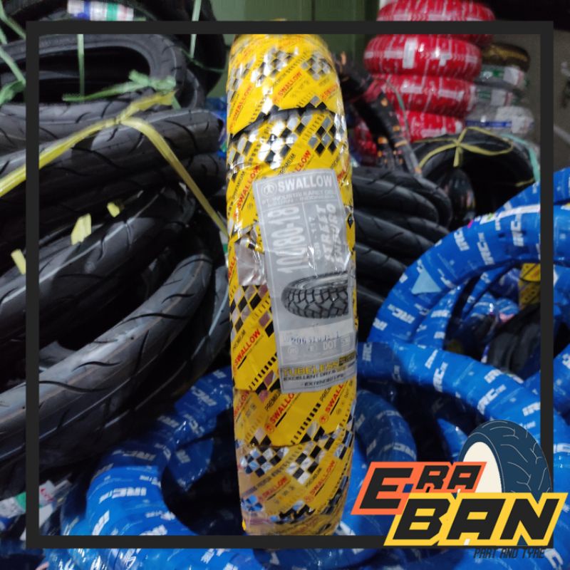 BAN LUAR SWALLOW SB 117 STREET ENDURO 100 80 RING 18 TUBELESS DUAL PURPOSE