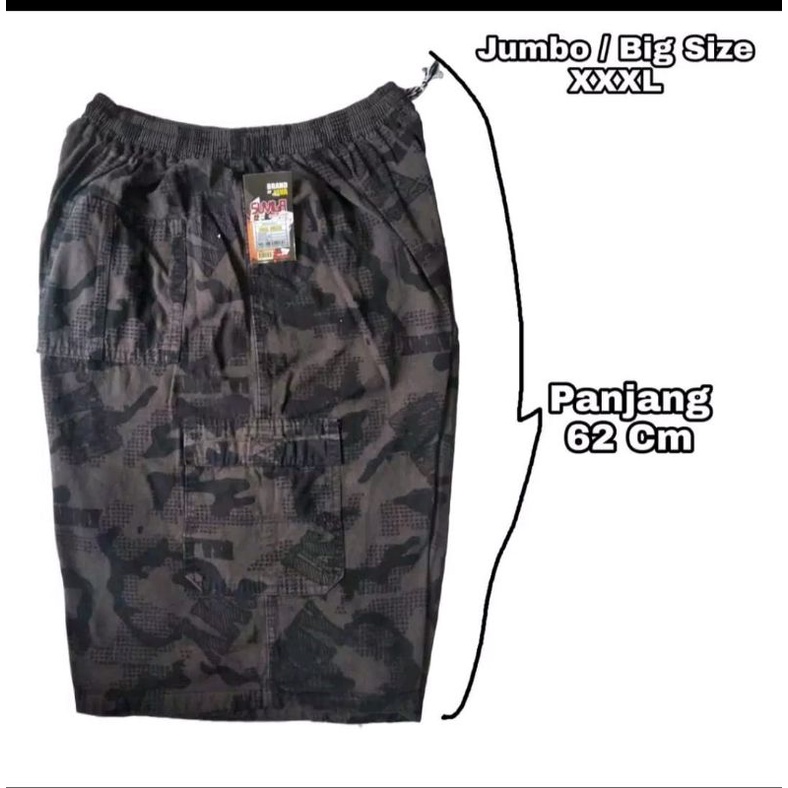 celana pendek kain tebal size dewas XL/Jumbo big size XXXL pria dewasa