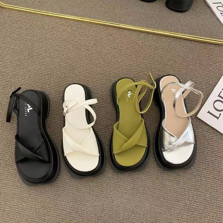 M87 Sandal hak tinggi wanita, sepatu wanita, must-have panas,tinggi 5CM