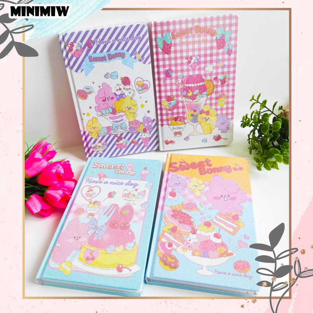 

BUKU DIARY SWEET BUNNY NOTEBOOK SO CUTE BUKU HARIAN AGENDA KARAKTER BERGAMBAR