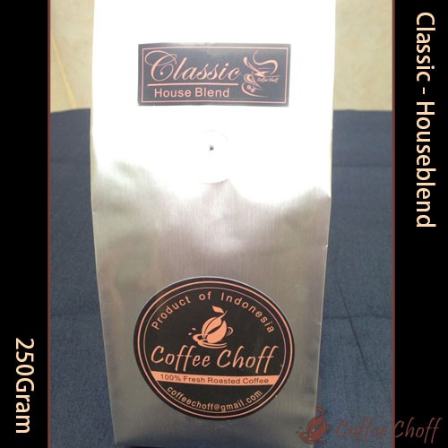

Coffee Choff Classic Kopi Goreng Asli Houseblend 250gram Arabika Robusta Kopi Sangrai Roasted Coffee
