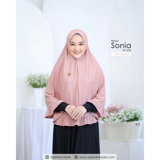 HIJAB / BERGO SONIA JUMBO by AZAMKA