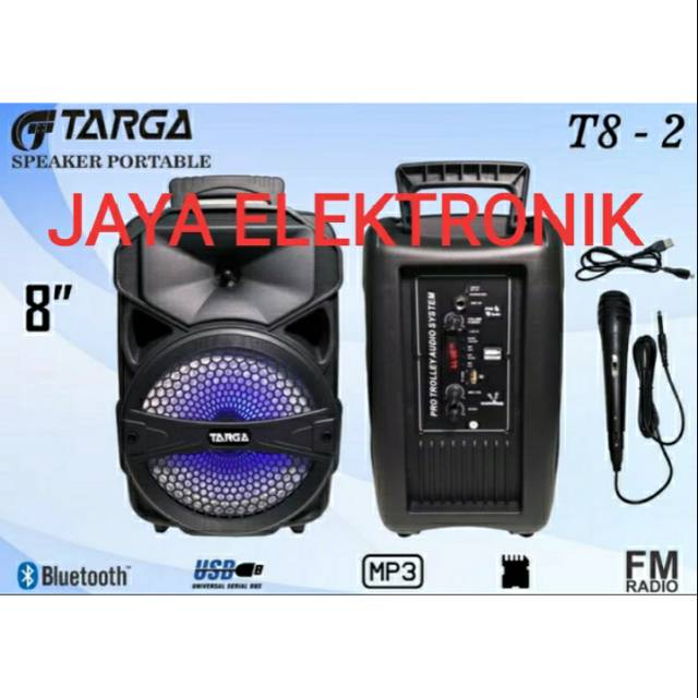 Speaker Portable 8 inch Targa T 8-2