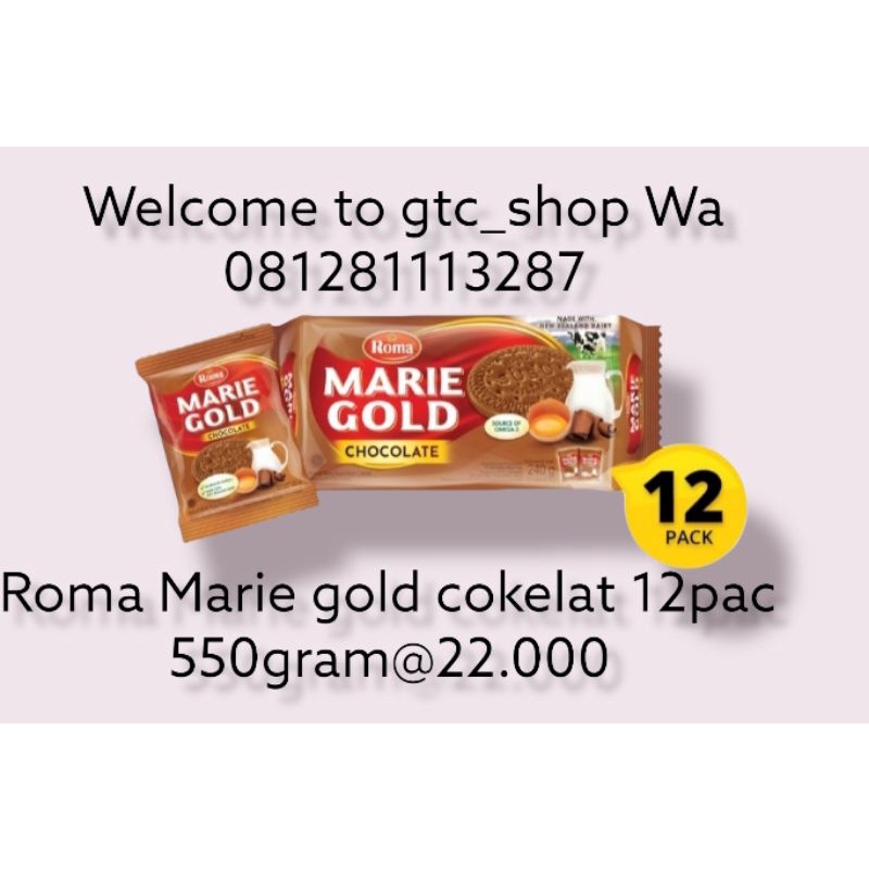 

Roma MarieGold cokelat 500gram