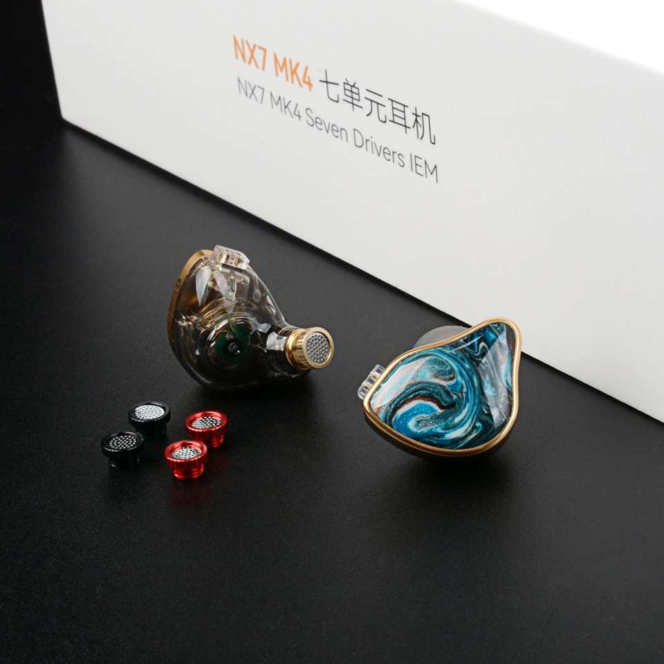 Nicehck NX7 MK4 Earphone In ear HIFI 7 Driver Unit Hybrid 0.78mm 2 Pin Dengan Kabel Bisa Dilepas MK3