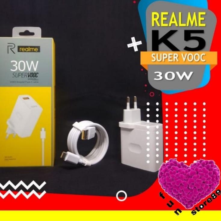 Hadir Hebat Charger Realme Original 100% SuperVooc 65Watt/30 Watt