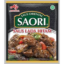 SAORI® Saus Lada Hitam 26ml (1 pcs) Saos Oriental Blackpepper Sauce