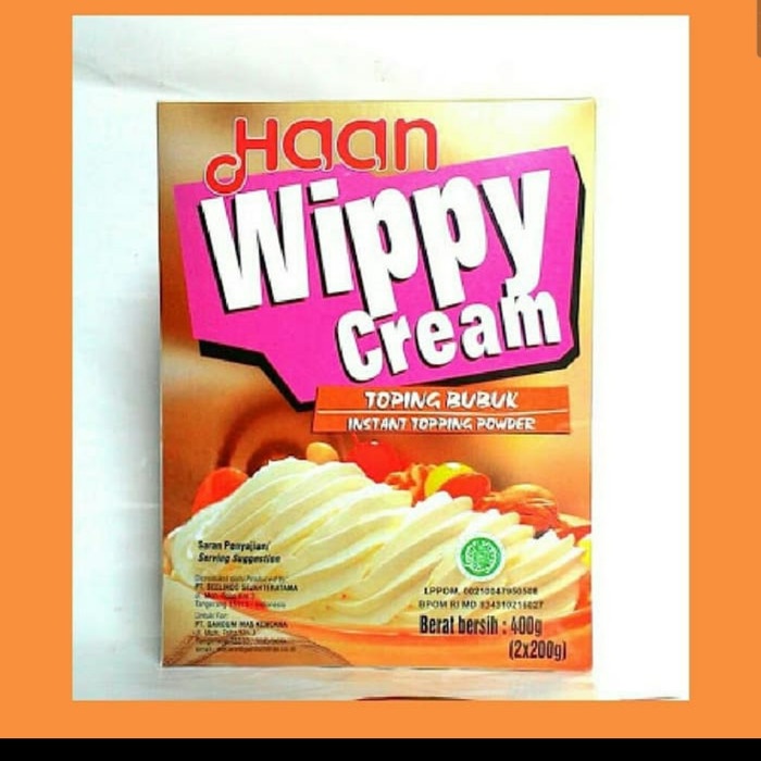 

fe20011vv Whipy Haan, Whip Haan, Whipping Cream Haan 400Gram Xa201As