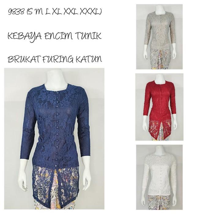 Indah Kebaya Collection 9612 Kebaya Kutubaru Floy Lengan Panjang 001