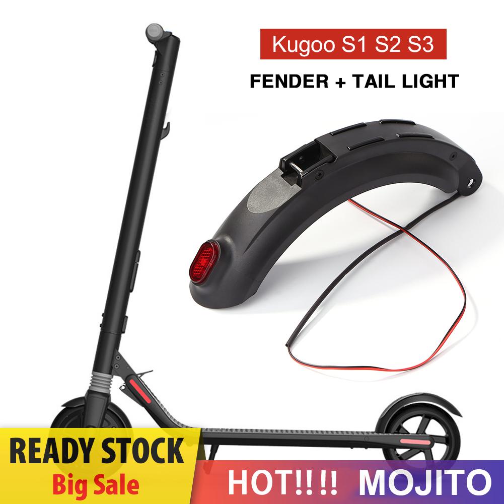 Spakbor Fender Untuk Skuter Elektrik Kugoo S1 S2 S3 + Lampu Belakang