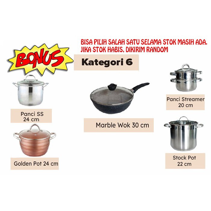 Signora Rice Cooker Low Carbo 4 Jumbo + Hadiah Kategori 6