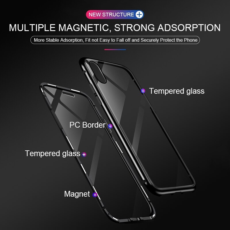 A53 2020 A52 A92 A31 C12 C15 Realme Case Handphone Slim Magnetic Glass Casing Realme Slim Magnetic Double Glass 360 Coverage Case Handphone Slim Double Glass Magnetic