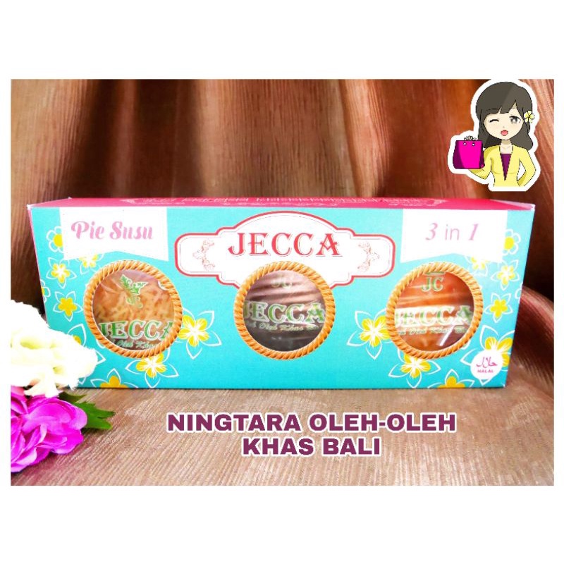 PIE SUSU JECCA ASLI OLEH-OLEH KHAS BALI RASA ORIGINAL DAN MIX COKLAT KEJU