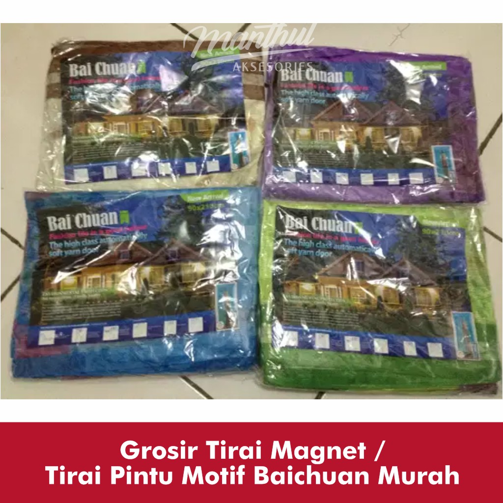 Grosir Tirai Magnet  Tirai Pintu Motif  Murah