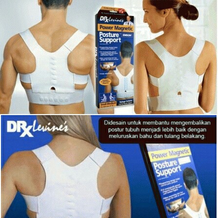 Posture Support Power Magnetic Korset Penyangga Punggung Back Terapi O