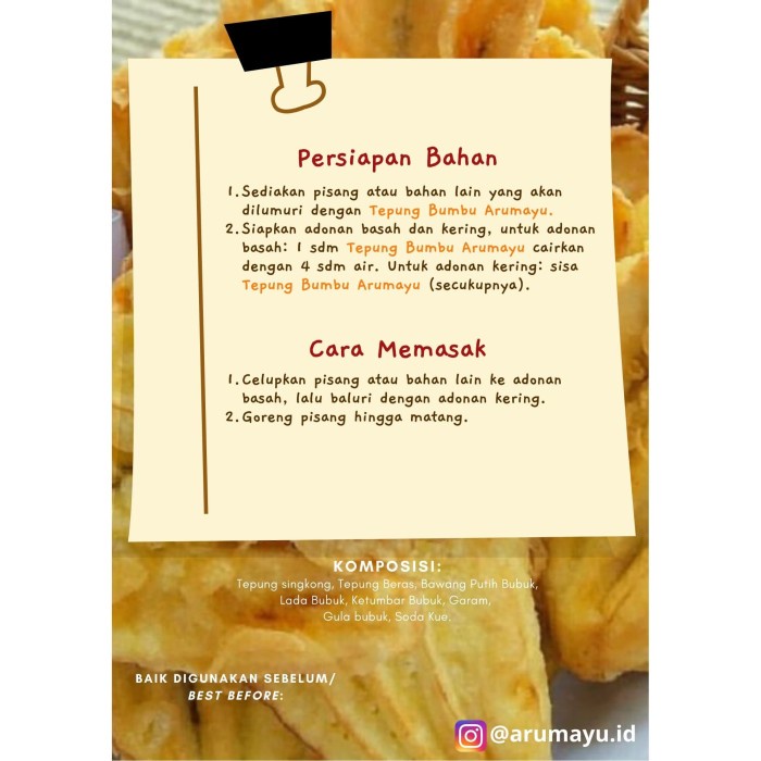 

pakai-siap-tepung-bumbu-tepung- tepung serbaguna gluten free - tepung bumbu pisang goreng -tepung-