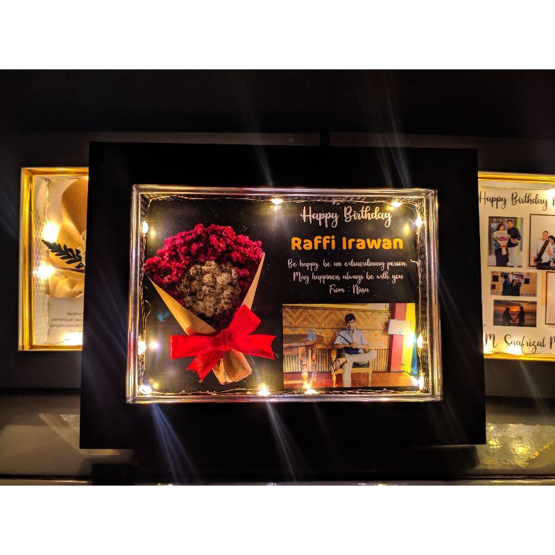 

Kado Edelweiss || Kado Anniversary || Kado Ulang Tahun || Edelweiss In Frame