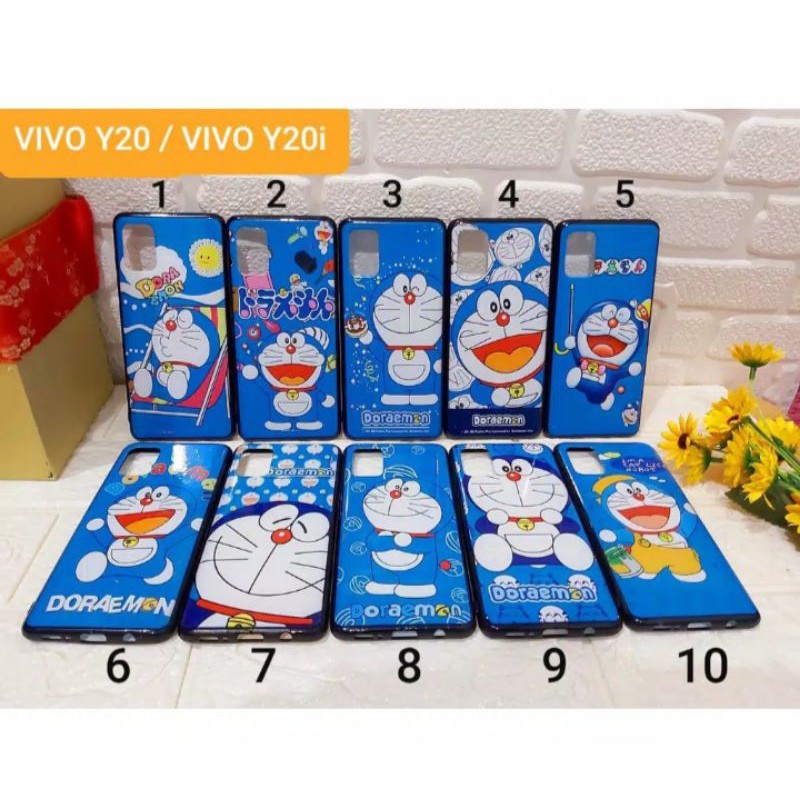 Softcase Doraemon Vivo Y20/Y20i / Casing Case Silikon Fuze Full Cute