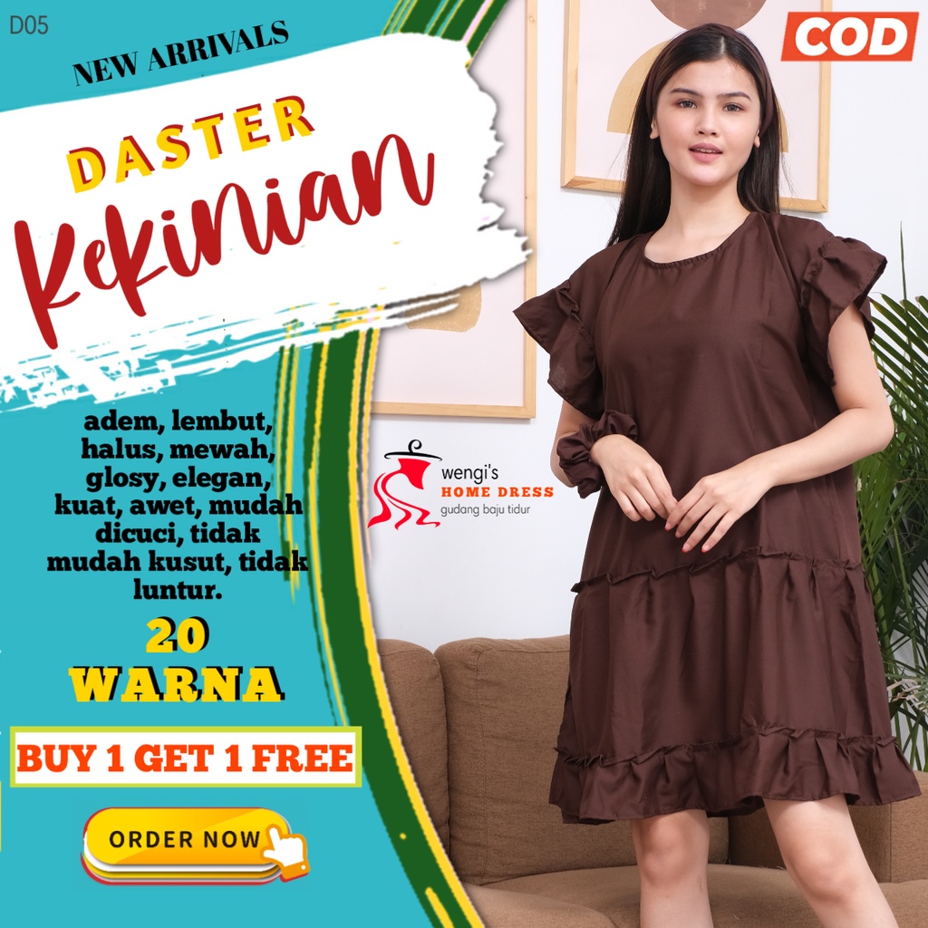 baju daster daily tidur santai wanita cewek abg remaja ibu ibu hamil premium dada bali adem silky ka