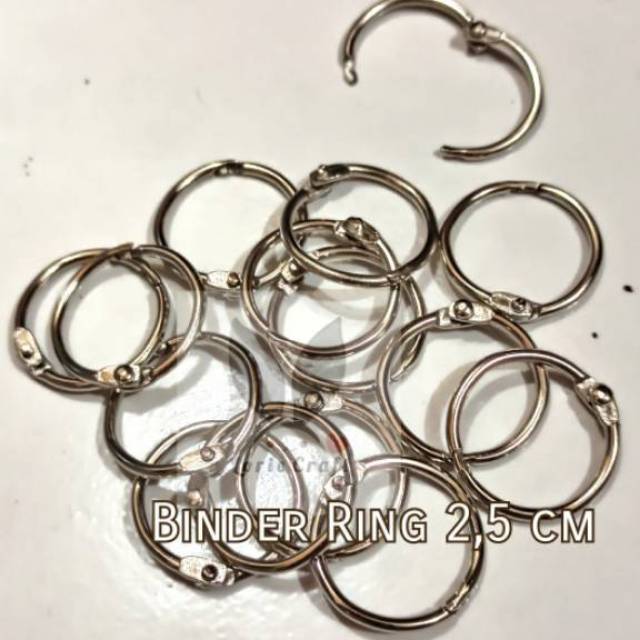 

Gantungan Kunci Ring Buku Ring Bulat Ring O Buka Tutup Binder Ring Scrapbook Planner 1pc 25mm 30mm 35mm 50mm