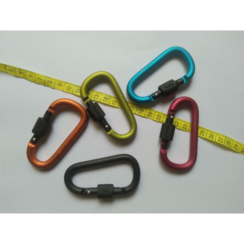 bisa COD carabiner quickdraw 8D gantungan kunci