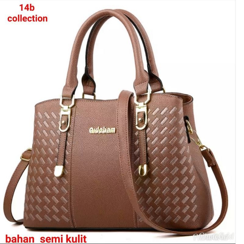 TAS SELEMPANG WANITA IMPORT KULIT HITAM PESTA SELENE TA009B5 PREMIUM KOREA SLING BAG HAND MURAH CEWE