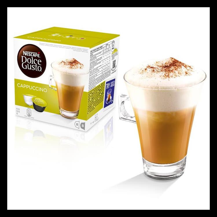 

Nescafe Dolce Gusto Cappuccino 16 Capsule | Coffee Kapsul Kopi New