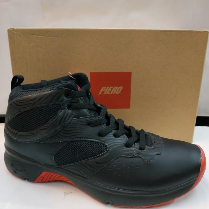 algifaruu - Piero basket COMMANDER black/red - Hitam, 39