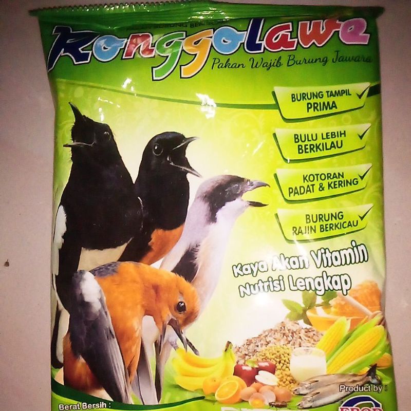 pakan Voer pur pakan burung Anis murai cucak Pur rumput laut Ronggolawe Ebod jaya