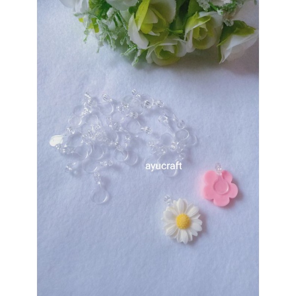 Cantolan/tempelan clay/resin 100pcs dsn 50pcs