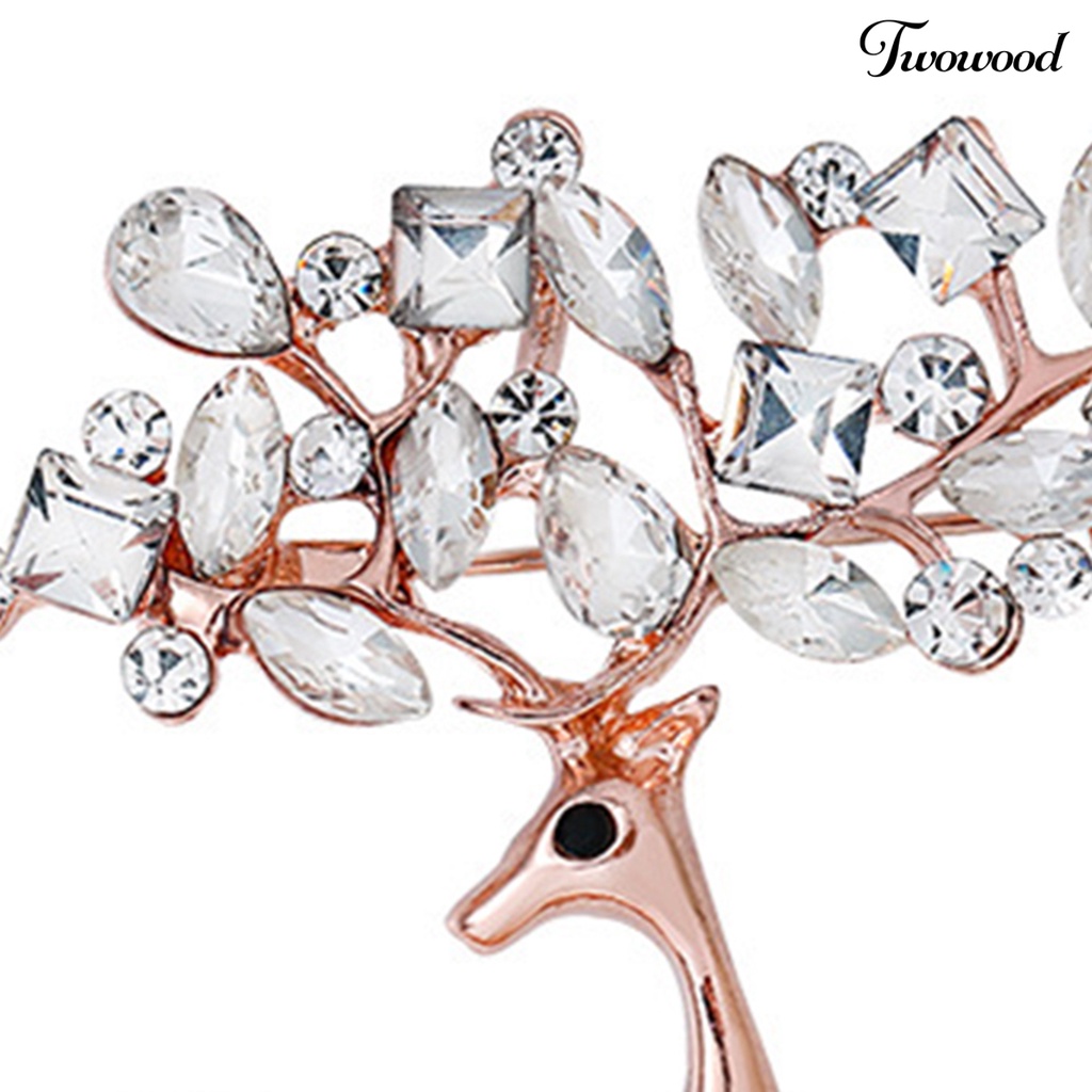 Bros Pin Mini Bentuk Rusa Untuk Dekorasi Pakaian Wanita