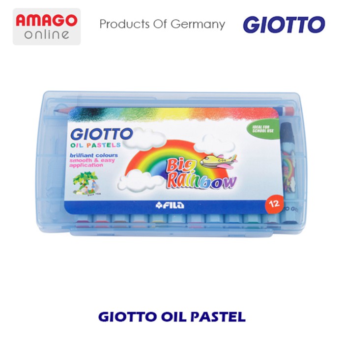 

Cat Pastel GIOTTO Oil Pastels Krayon Cat Minyak - 12 Colors - 295100