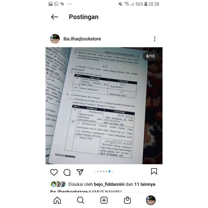 kamus nahwu pengurai makna nahwu dan tarkib