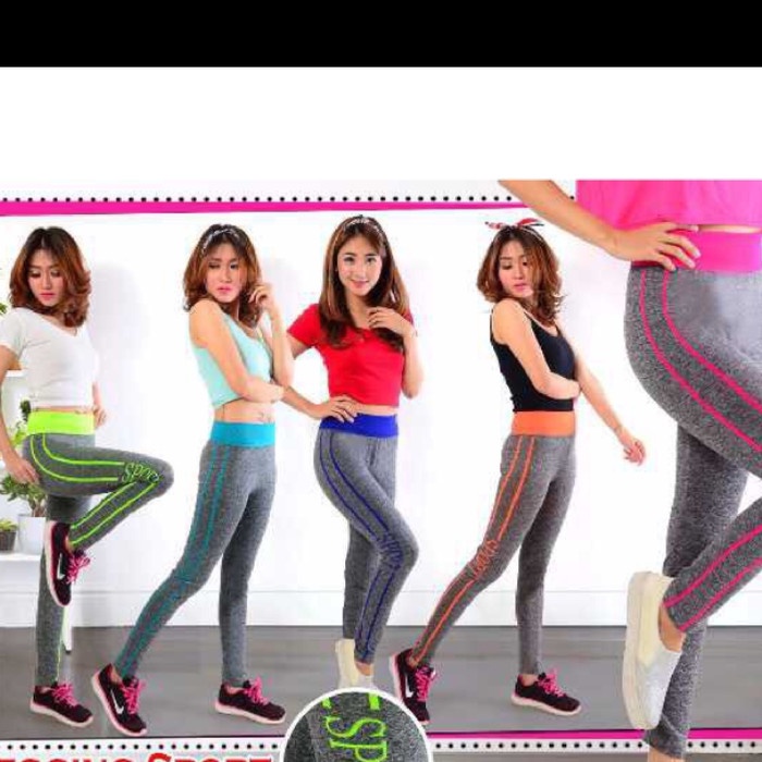 Legging Senam Wanita/Legging Gym/Legging Fitnes