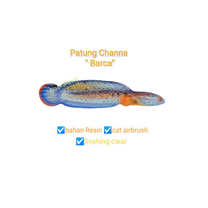 Patung Channa Barca bahan resin