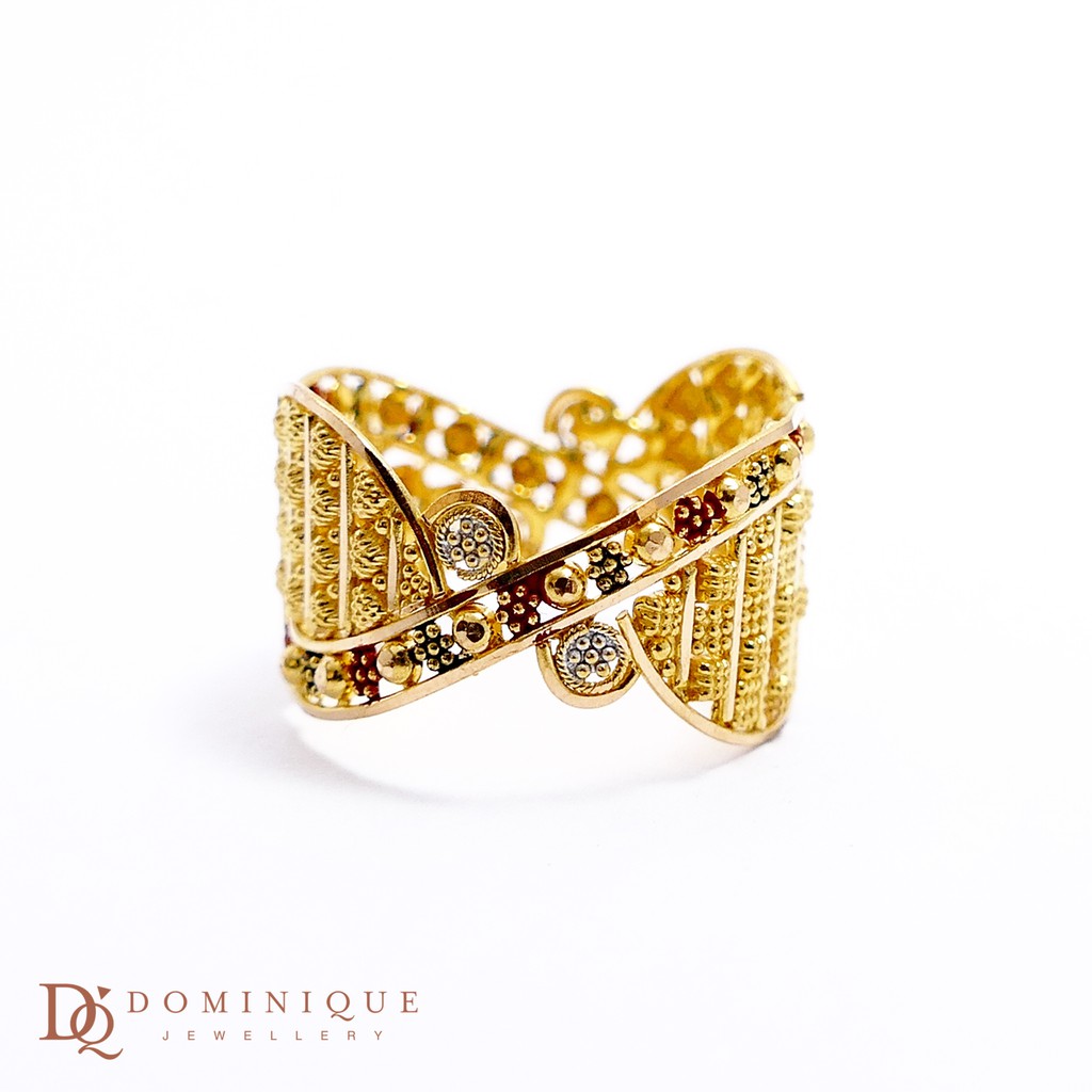 

Dominique Jewellery-Cincin Dubai Standar Internasional 91,6% DQC 1820