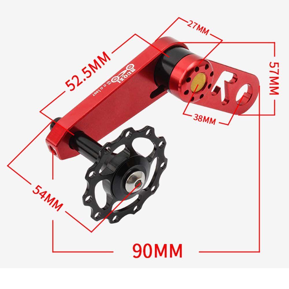 Lanfy Sepeda Chain Guide MTB Sepeda Gunung Hitam Derailleur Belakang Sepeda Lipat Instalasi Mudah Aksesoris Sepeda Single Speed Chain Protector Chain Stabilizer