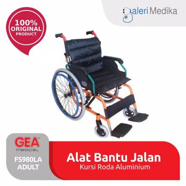 Kursi roda gea alumunium max 100kg