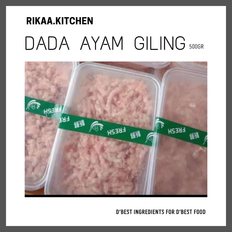 

RIKAA.KITCHEN - DADA AYAM GILING 500GR