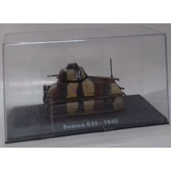 Diecast Militer Amercom 1/72 Tank Somua S35 - 1940