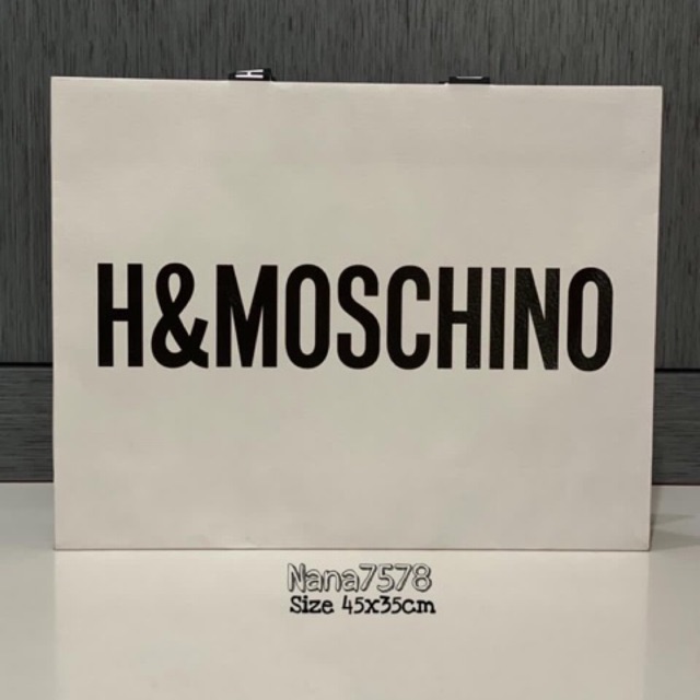 

Moschino paperbag L