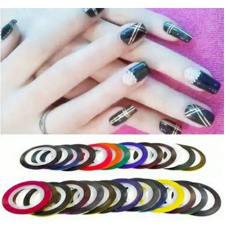 Nail art stripping/sticker isolasi kuku 1Pcs