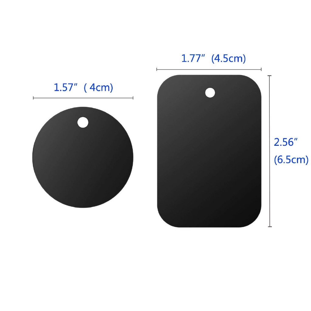 Universal Metal Plate Disk for Magnetic Phone Car Mount Holder Cradle iron Sticker with Adhesive