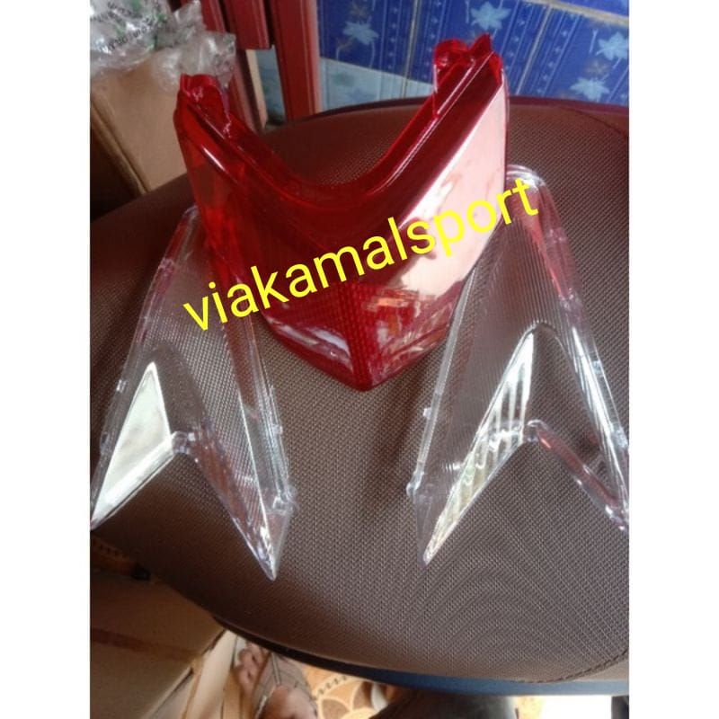 MIKA LAMPU BELAKANG PLUS MIKA SEN BELAKANG HONDA VARIO TECHNO 125 OLD BERKUALITAS NON ORI