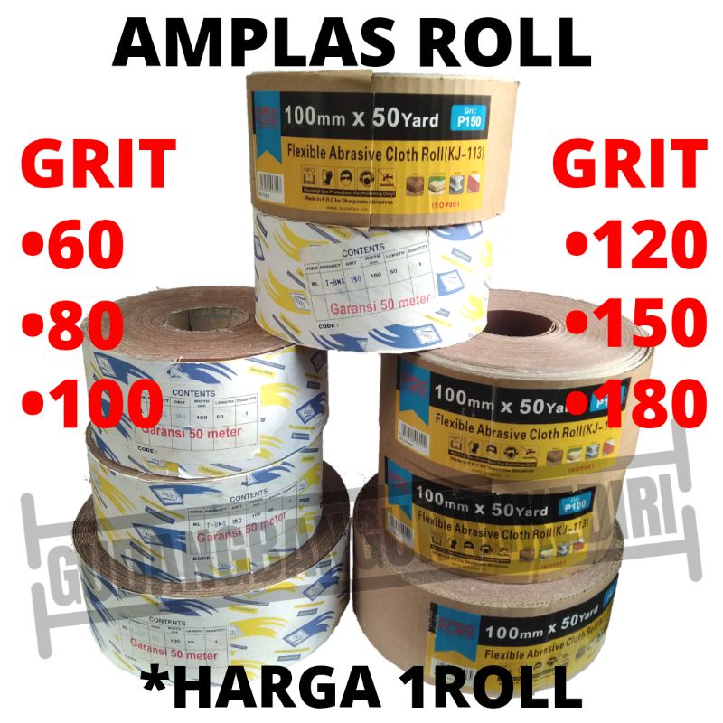 amplas roll lemes GRIT 120 taiyo 50m