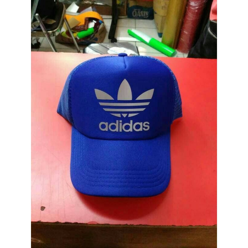 ER131 TOPI TRUCKER ADIDAS CLASIC BIRU