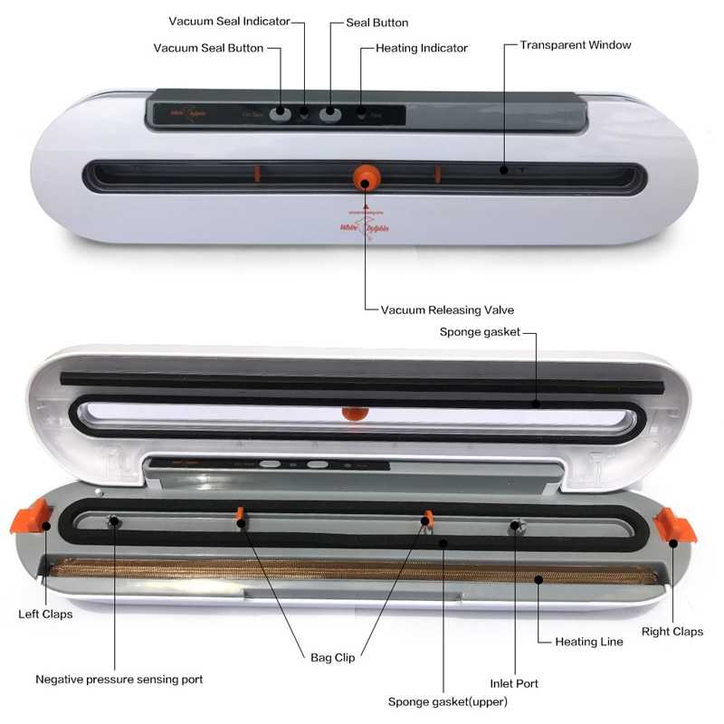 FatihShop XINBAOLONG Vacuum Sealer Packing Machine 80W - QH-02