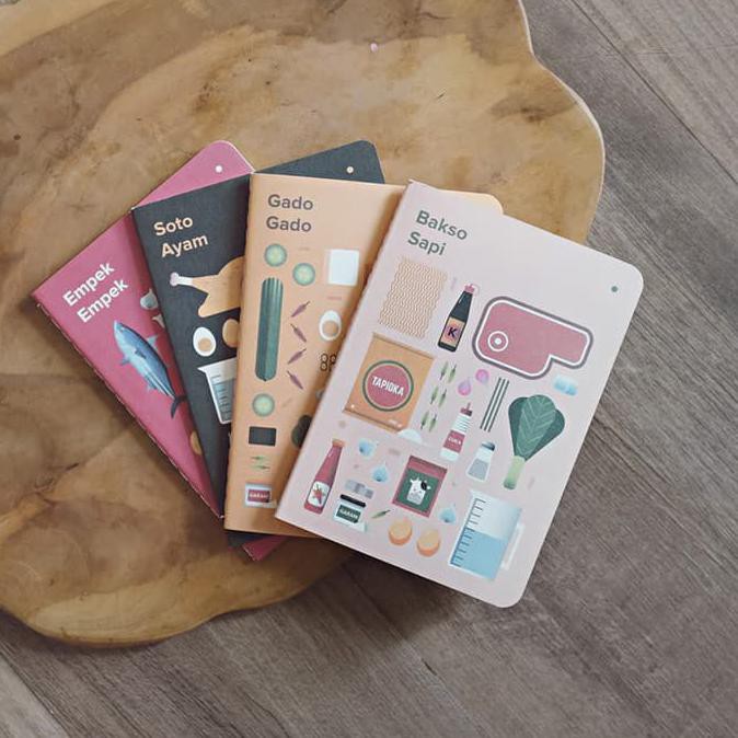 

Indonesian Food Series Plain Pocket Notes